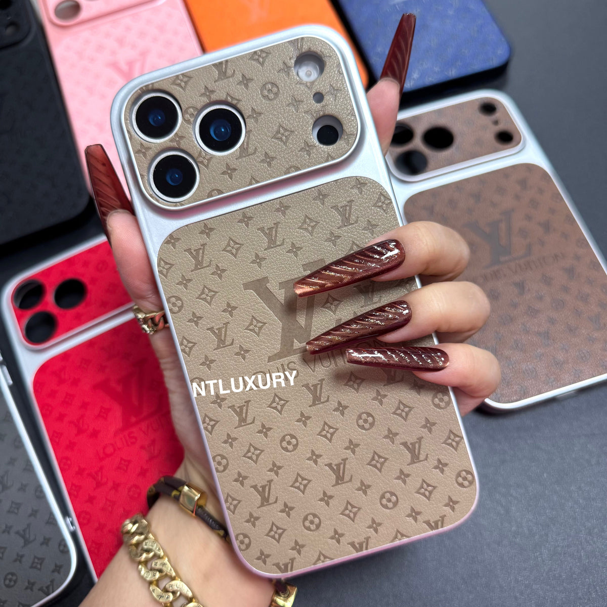 Coque de téléphone orange jus coloré amour