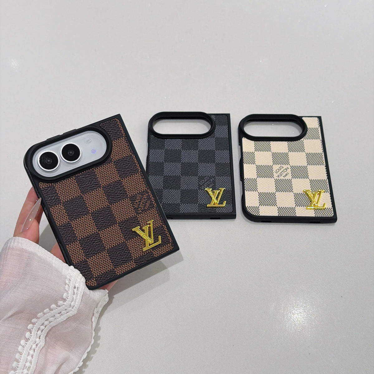 Traditional Love Phone Case For iPhone Duo With Metal