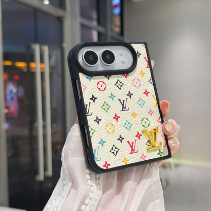 Traditional Love Phone Case For iPhone Duo With Metal