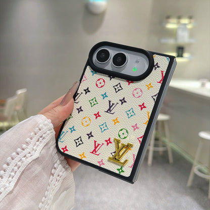 Traditional Love Phone Case For iPhone Duo With Metal