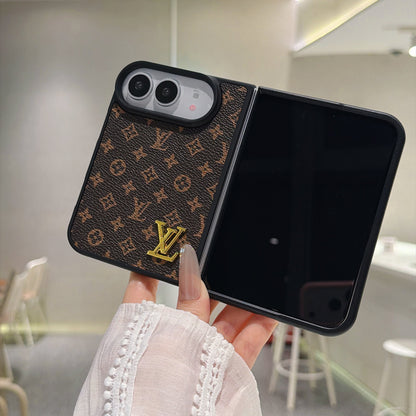 Traditional Love Phone Case For iPhone Duo With Metal
