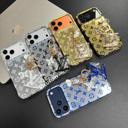 Coque de téléphone Cyber Girl Love avec pendentif