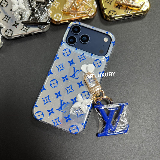 Coque de téléphone Cyber Girl Love avec pendentif
