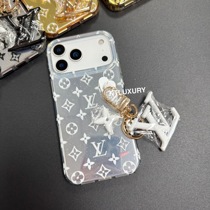 Coque de téléphone Cyber Girl Love avec pendentif