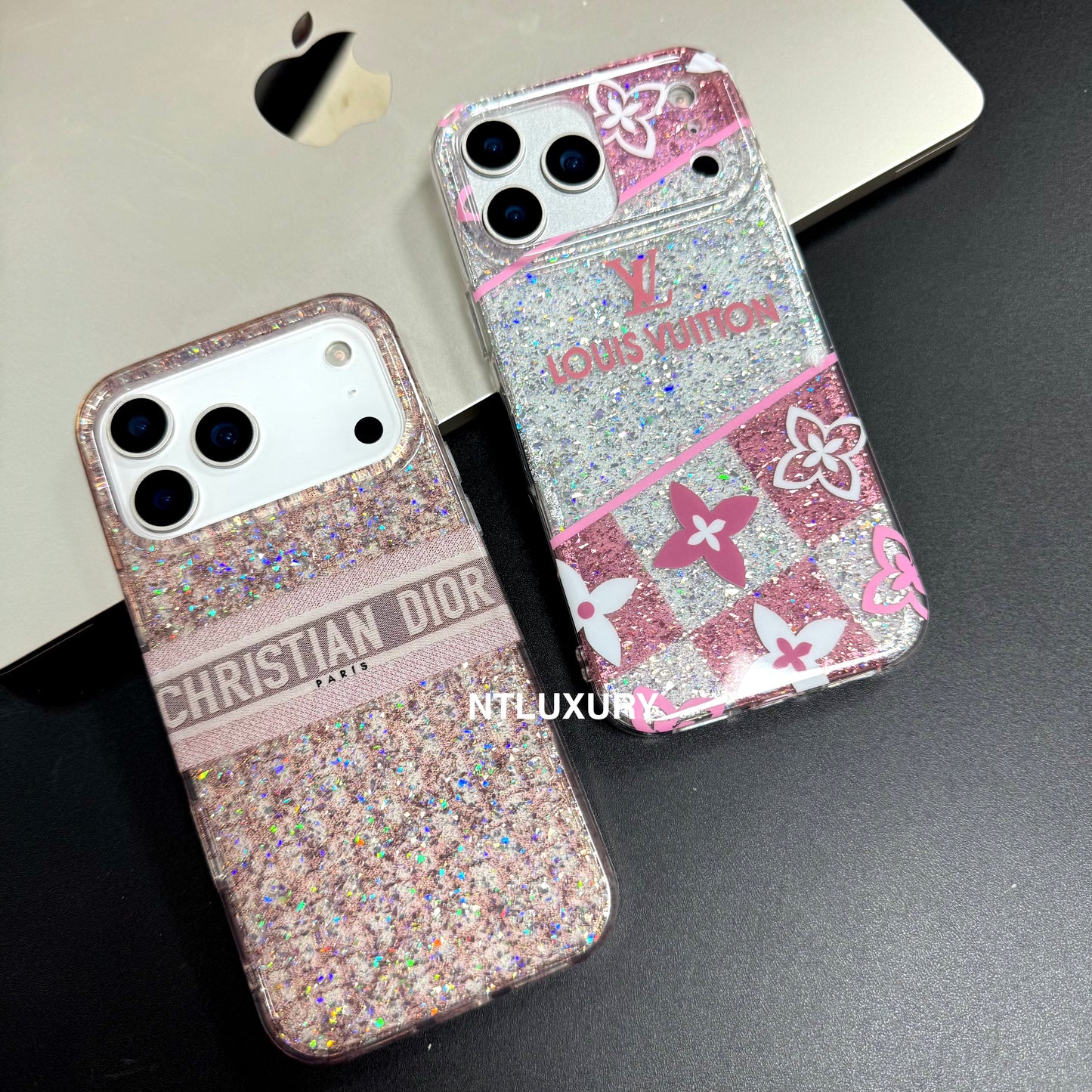 Glitter Dove & Love Phone Case