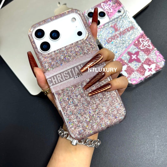 Coque de téléphone Glitter Colombe & Amour