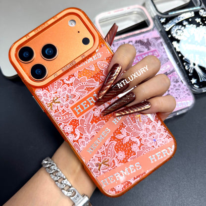 Coque de téléphone motif cheval mignon avec sangle