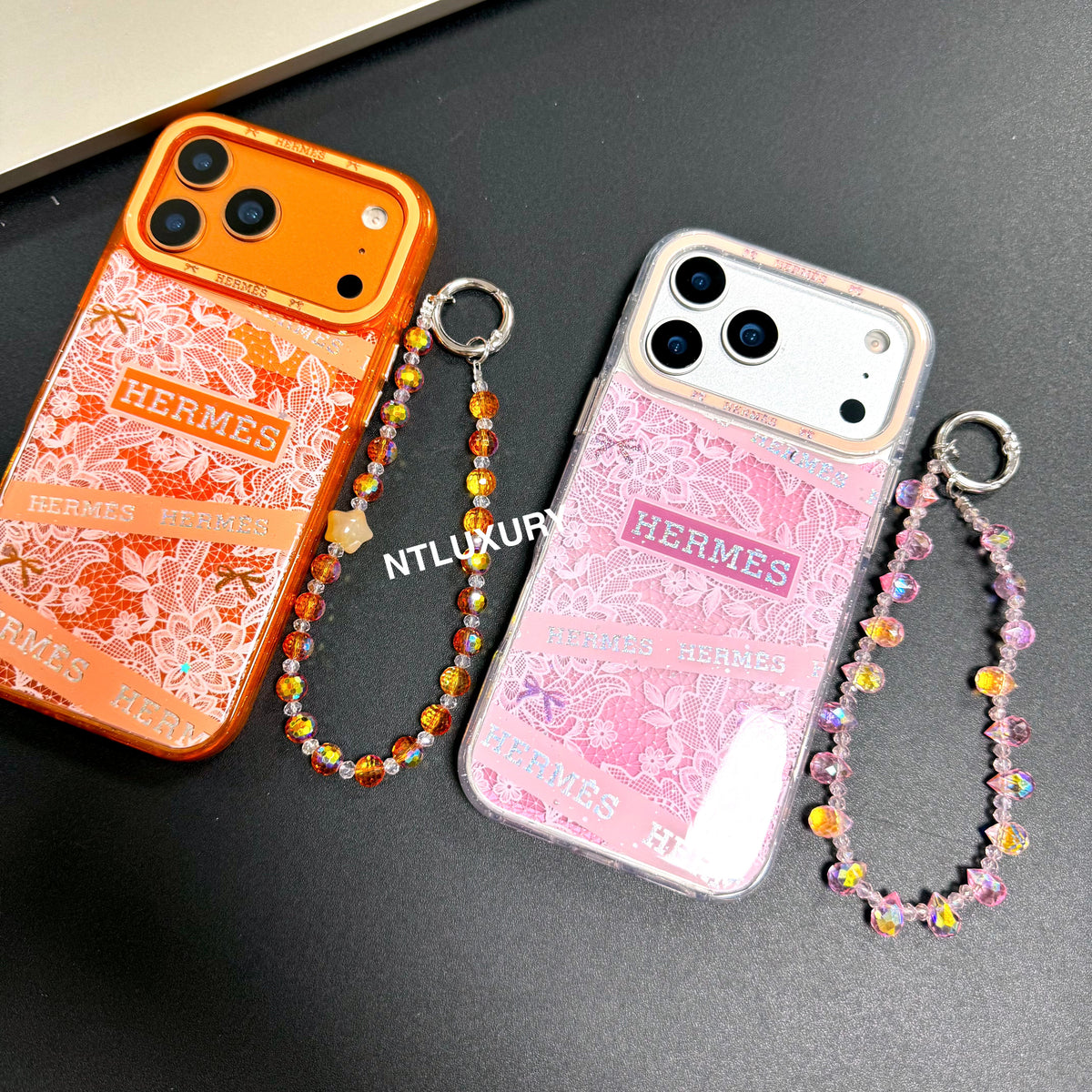 Coque de téléphone motif cheval mignon avec sangle
