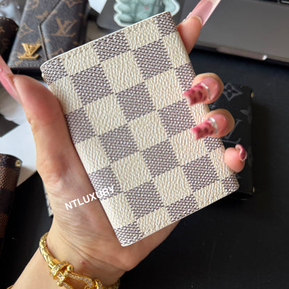 Portefeuille Tri-Fold Amour à Bord Incurvé
