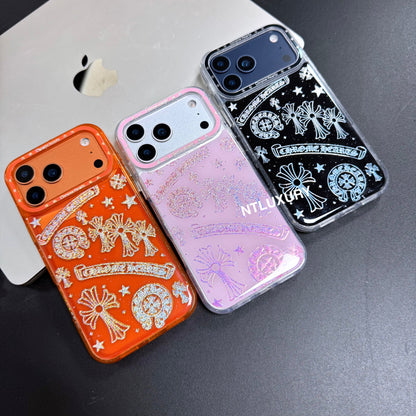 Coque de téléphone Chrome mignonne avec sangle