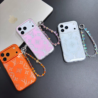 Cute Love Design Phone Case with Strap