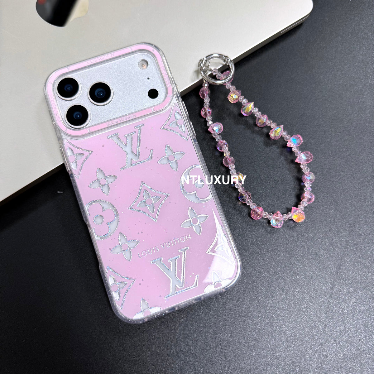 Cute Love Design Phone Case with Strap