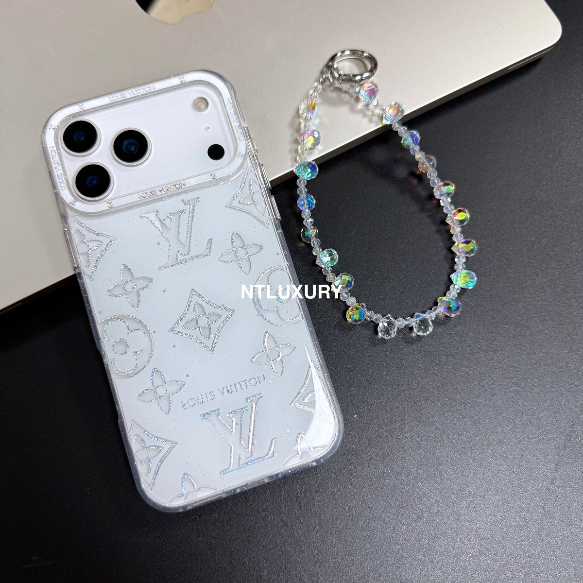 Cute Love Design Phone Case with Strap