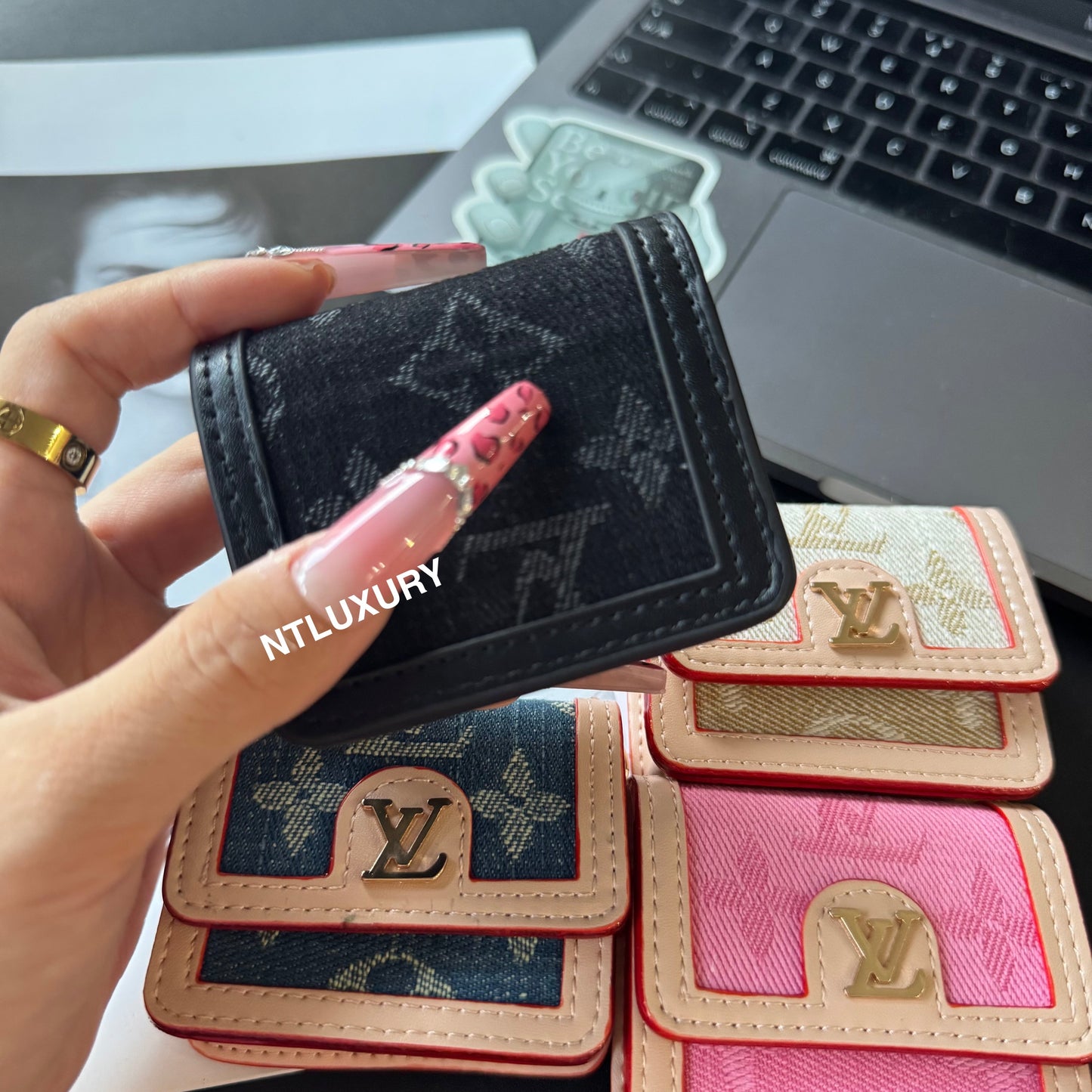 Étui AirPods Denim Love Design (Universel)