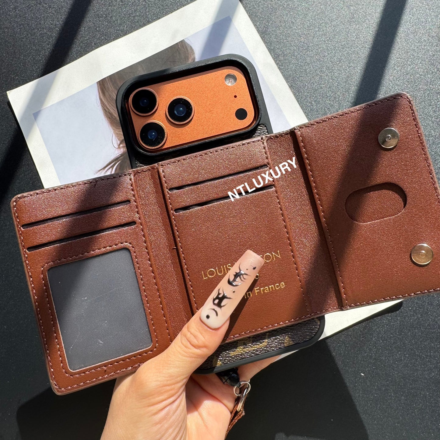 Magsafe Case with Magsafe Wallet 3 Set (Love)