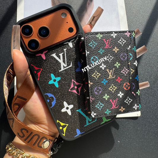 Magsafe Hülle mit Magsafe Wallet 3er Set (Schwarz & Weiß)