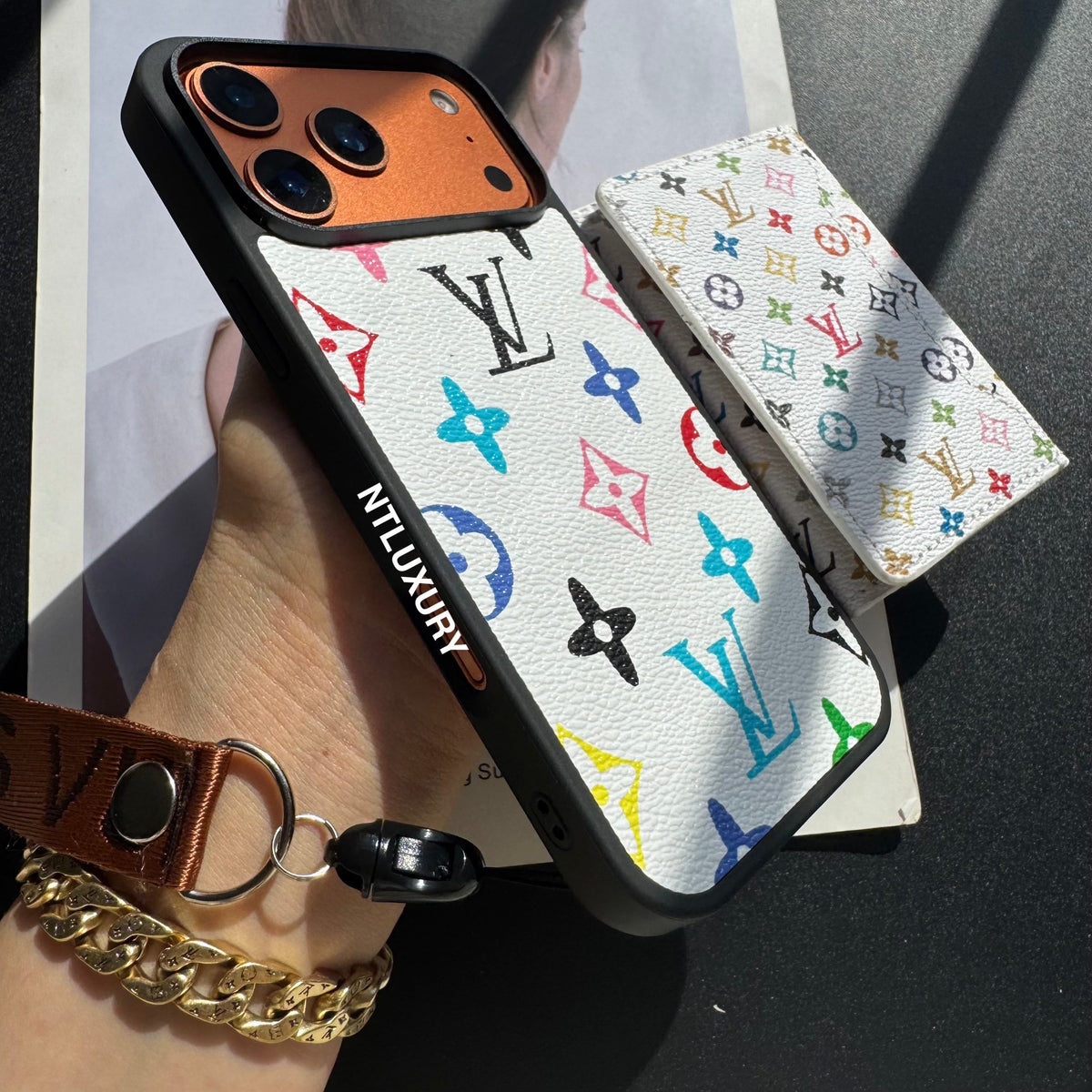 Ensemble de 3 étuis Magsafe avec portefeuille Magsafe (noir et blanc)
