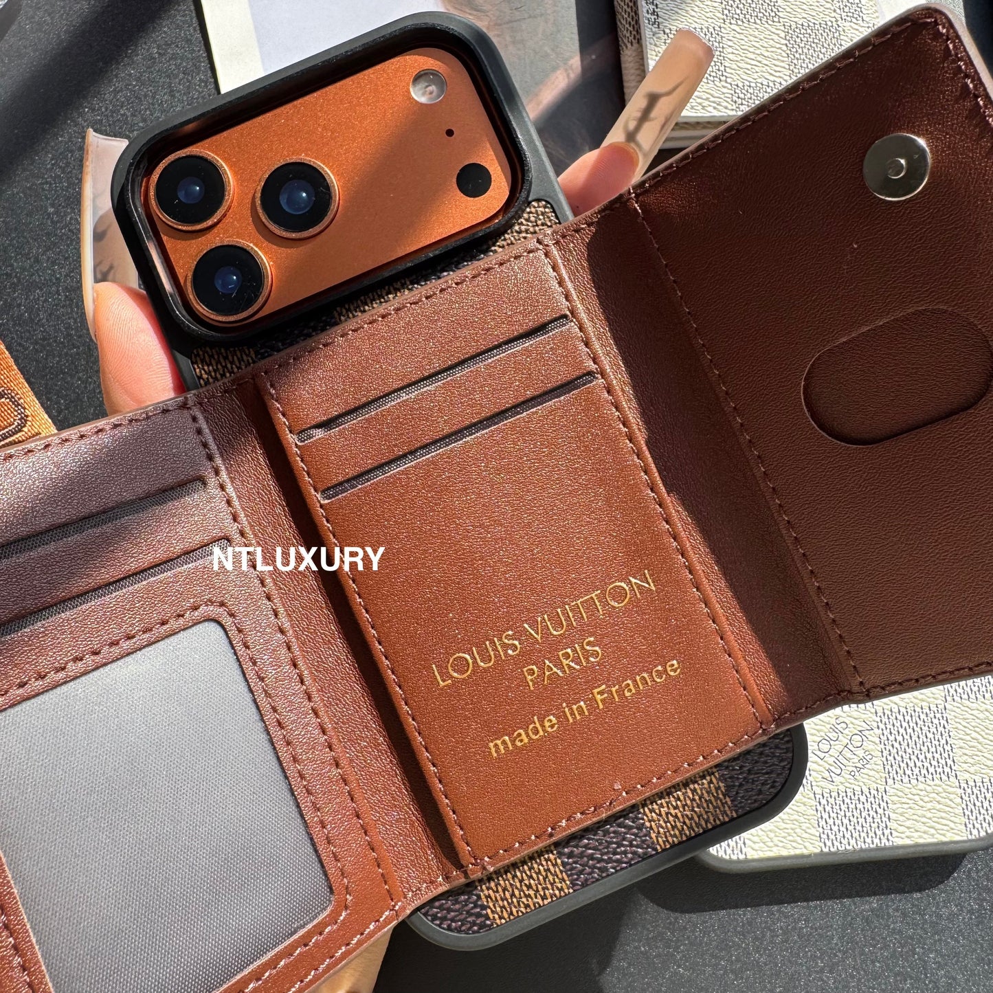 MagSafe-Hülle mit MagSafe Wallet 3er-Set (Geflecht Liebe)