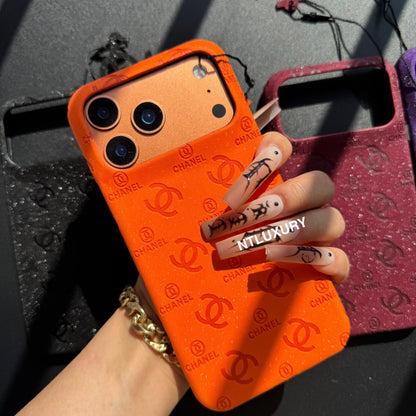 Coque de téléphone Glitter Cuir CC Love Girl
