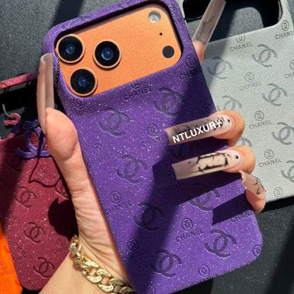Coque de téléphone Glitter Cuir CC Love Girl