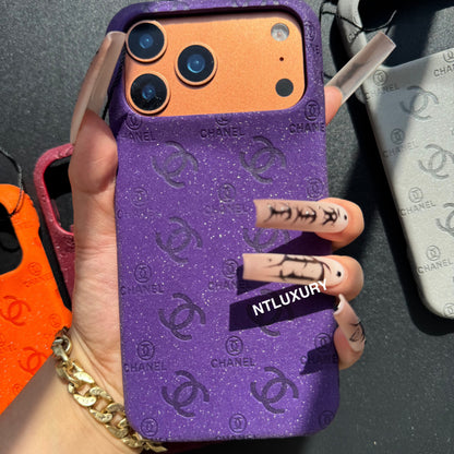 Coque de téléphone Glitter Cuir CC Love Girl