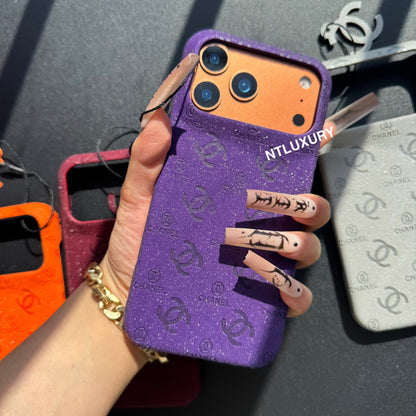 Coque de téléphone Glitter Cuir CC Love Girl