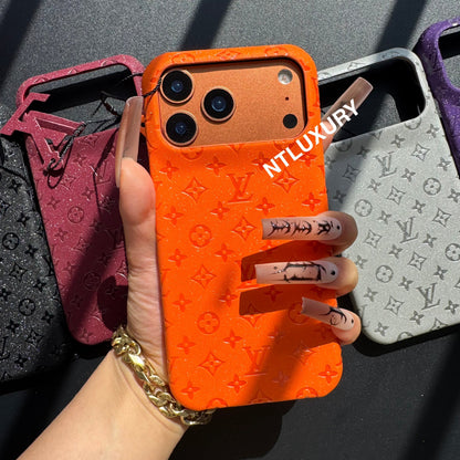 Étui de téléphone Fille Petit Amour en Cuir Pailleté