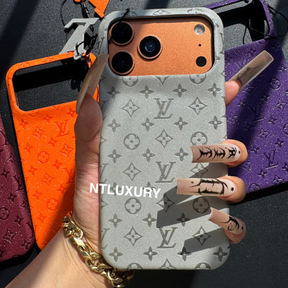 Étui de téléphone Fille Petit Amour en Cuir Pailleté