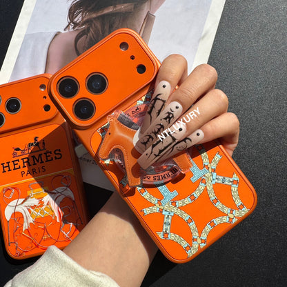 Coque Magsafe Jus d'orange avec support (Cheval)