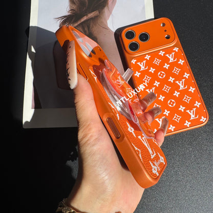 Étui Magsafe Traditional Juice avec support (Orange Love)