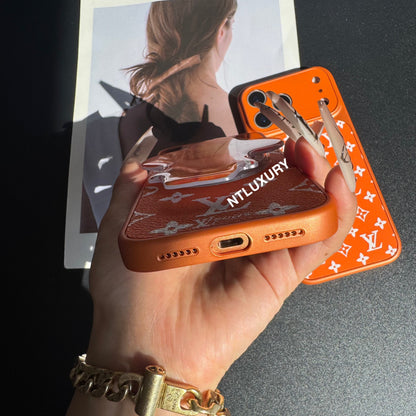 Étui Magsafe Traditional Juice avec support (Orange Love)