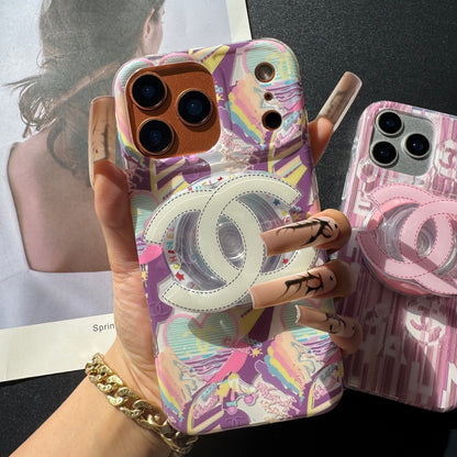 Circle Around Design Phone Case With Magsafe Holder