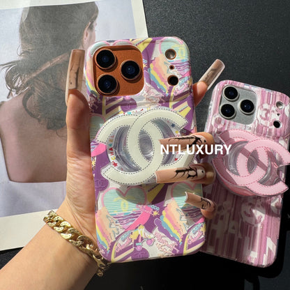 Circle Around Design Phone Case With Magsafe Holder