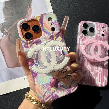 Circle Around Design Phone Case With Magsafe Holder