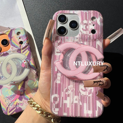 Circle Around Design Phone Case With Magsafe Holder