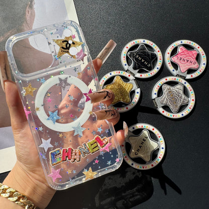Cute Star New Magsafe Design Phone Case With Holder