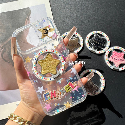 Cute Star New Magsafe Design Phone Case With Holder