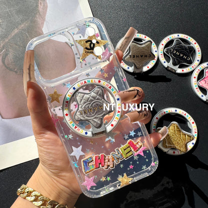 Cute Star New Magsafe Design Phone Case With Holder