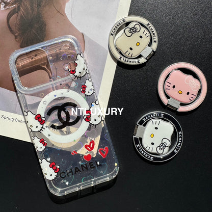Cute Cat New Magsafe Design Phone Case With Holder