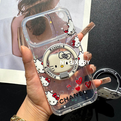 Cute Cat New Magsafe Design Phone Case With Holder