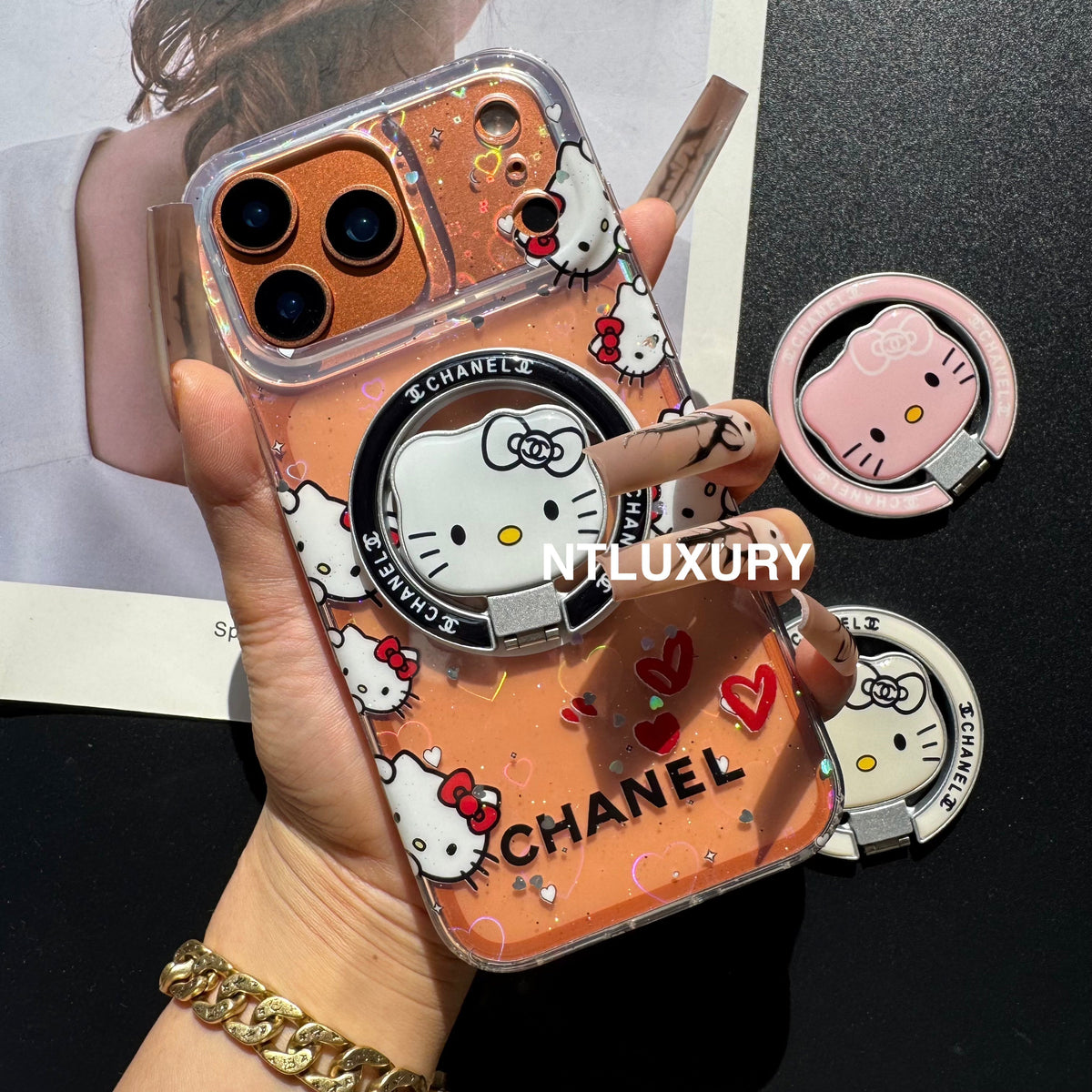 Cute Cat New Magsafe Design Phone Case With Holder
