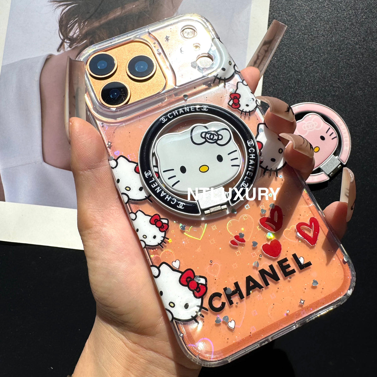 Cute Cat New Magsafe Design Phone Case With Holder
