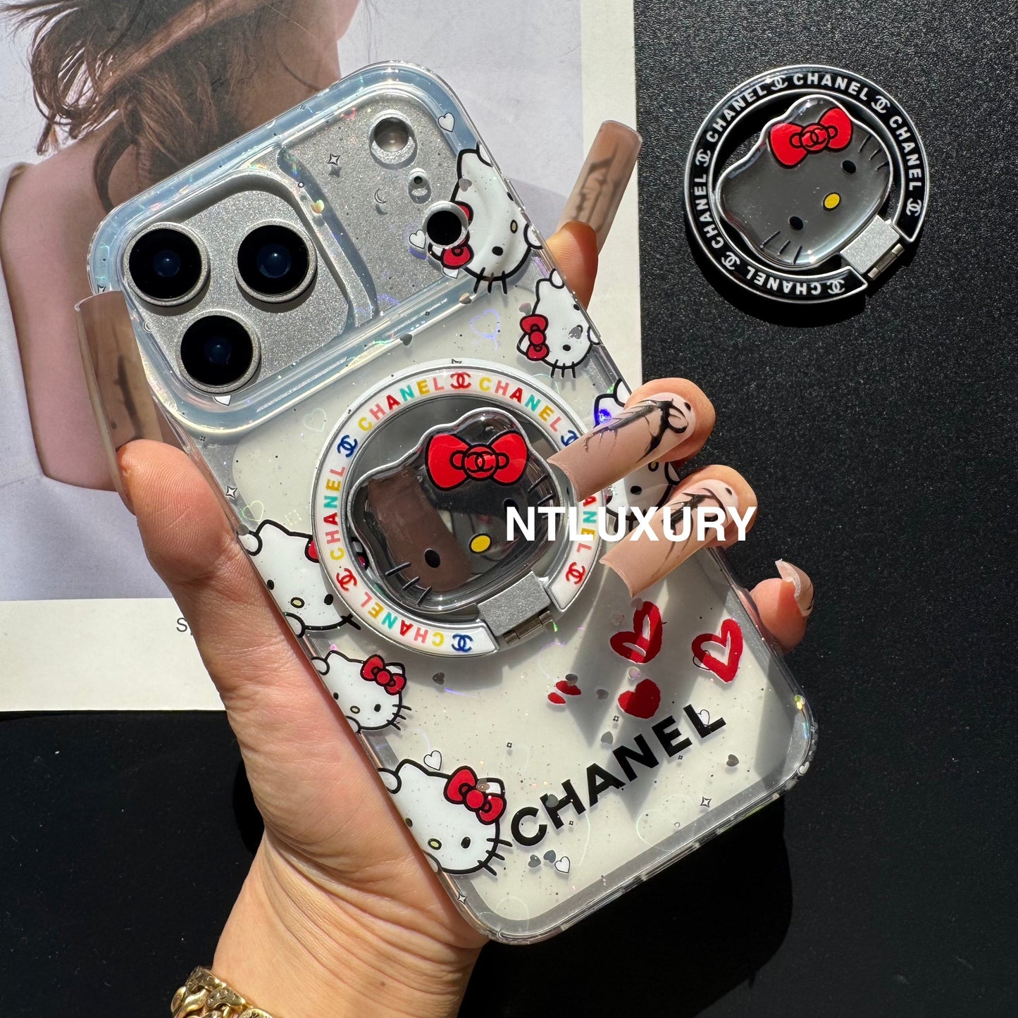 Mirror Cat New Magsafe Design Phone Case With Holder