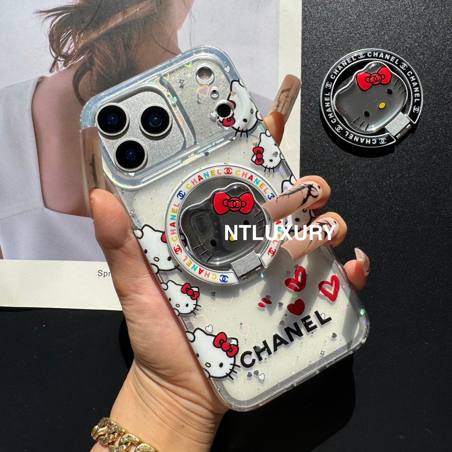 Mirror Cat New Magsafe Design Phone Case With Holder