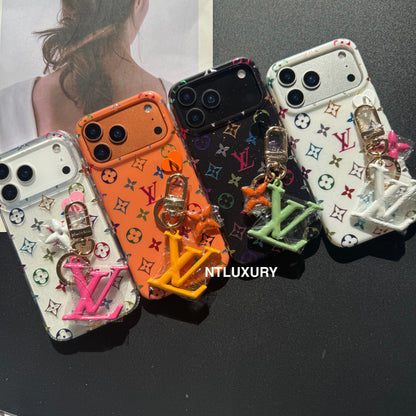 Baby's Breath Love Phone Case With Pendant
