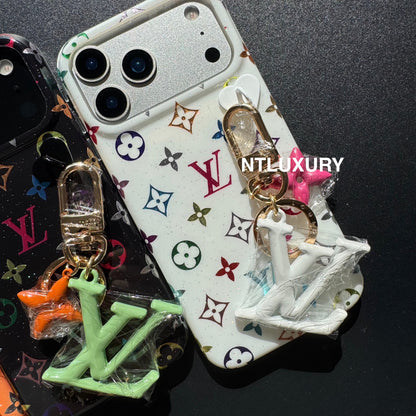 Baby's Breath Love Phone Case With Pendant