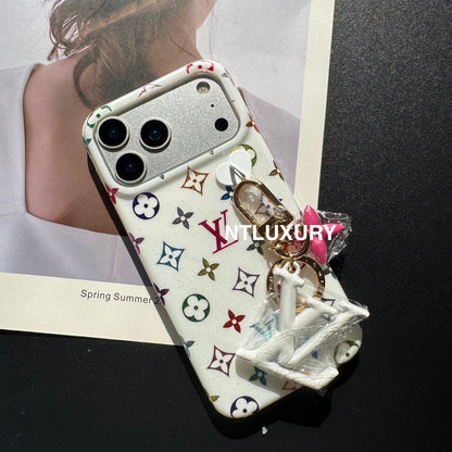 Baby's Breath Love Phone Case With Pendant