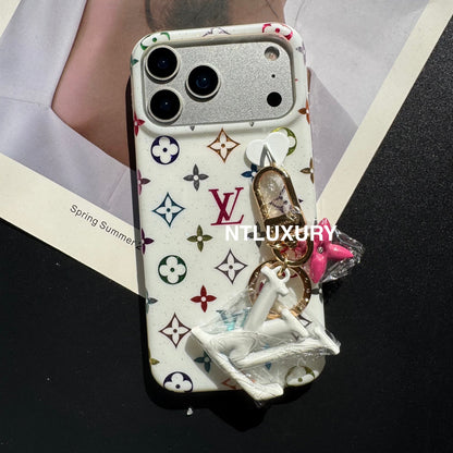 Baby's Breath Love Phone Case With Pendant
