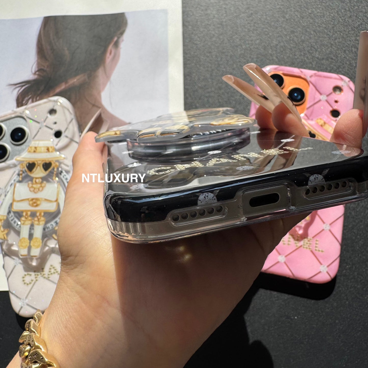 Cute CC Lady Magsafe Phone Case with Holder