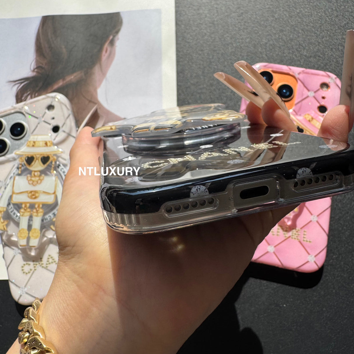 Cute CC Lady Magsafe Phone Case with Holder